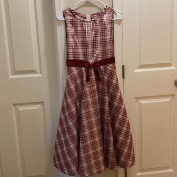 Bonnie Jean Other - PreTeen Red plaid dress 16 fit flare Bonnie Jean like new Valentines Day